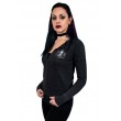 Dragstrip Clothing Womens  Cardigan with High Quality 13 Lives Embroidery